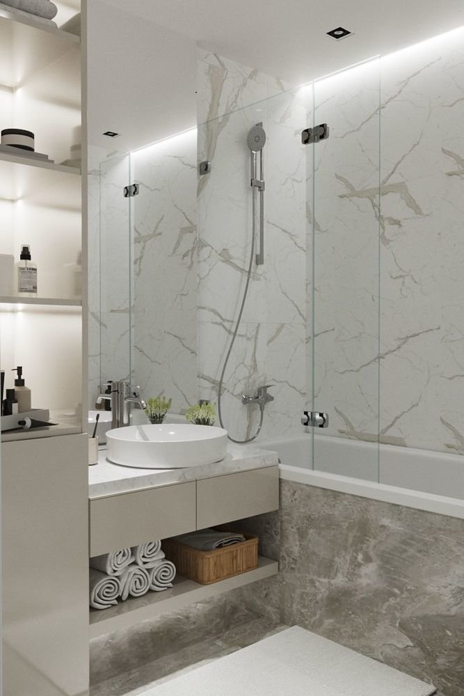 Фото из портфолио Дизайн проект сан.узла – фотографии дизайна интерьеров на INMYROOM Фото из портфолио Дизайн проект сан.узла – фотографии дизайна интерьеров на INMYROOM