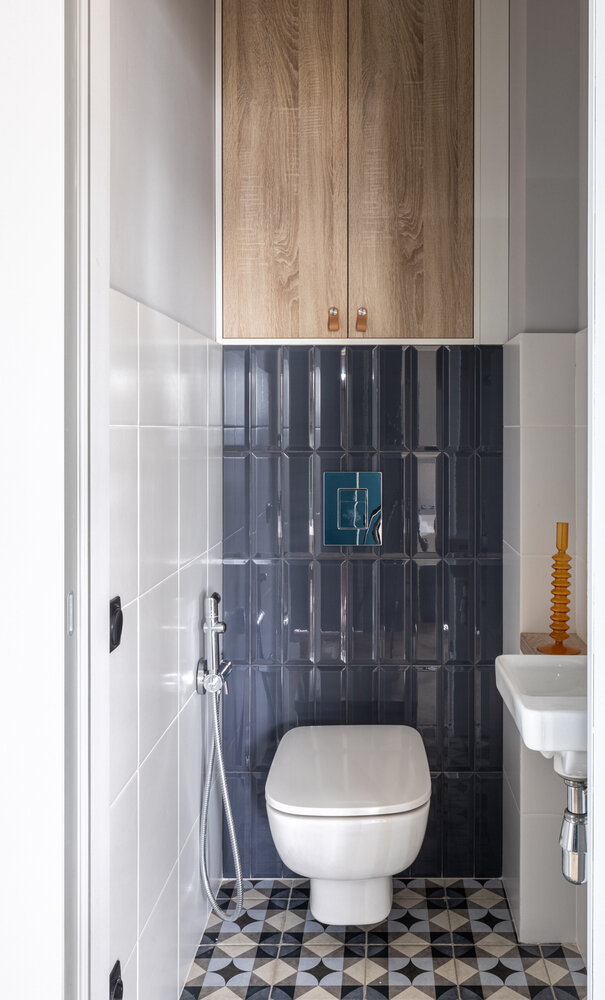 Фотография: Ванная в стиле Современный, Скандинавский, Квартира, Проект дня, 3 комнаты, 60-90 метров, Уфа, Эльмира Галимова – фото на INMYROOM Фотография: Ванная в стиле Современный, Скандинавский, Квартира, Проект дня, 3 комнаты, 60-90 метров, Уфа, Эльмира Галимова – фото на INMYROOM