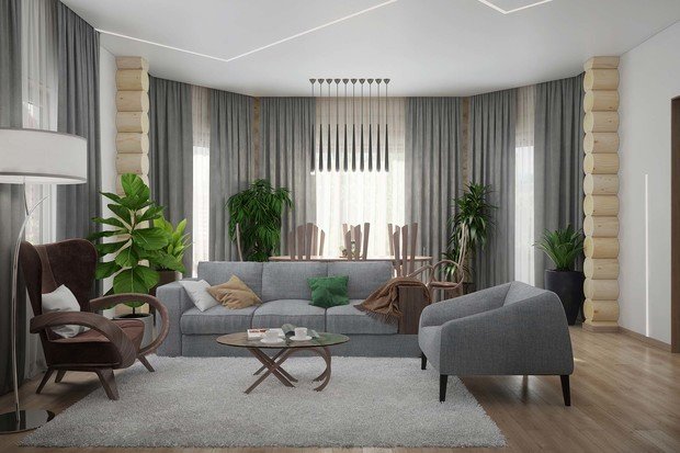 Фото из портфолио Коттедж/сруб – фотографии дизайна интерьеров на INMYROOM