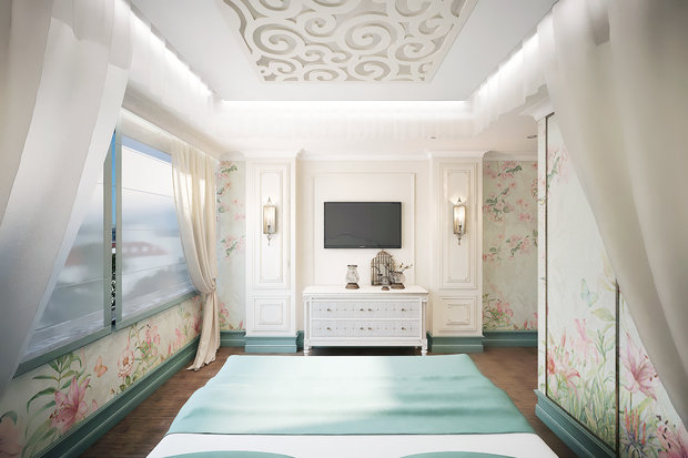 Фото из портфолио Лиловые мечты – фотографии дизайна интерьеров на INMYROOM