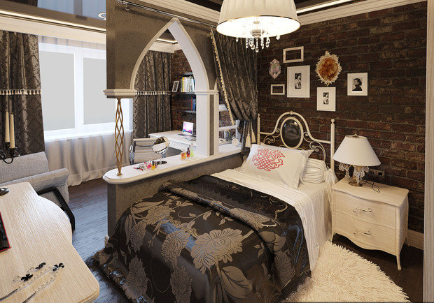 Фото из портфолио 2к.кв. в доме на ул. Железнодорожной – фотографии дизайна интерьеров на INMYROOM