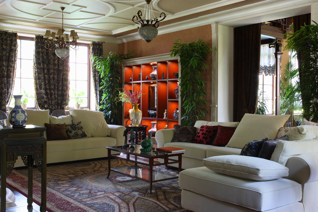 Фотография: Гостиная в стиле , Декор интерьера, Текстиль, Советы – фото на INMYROOM