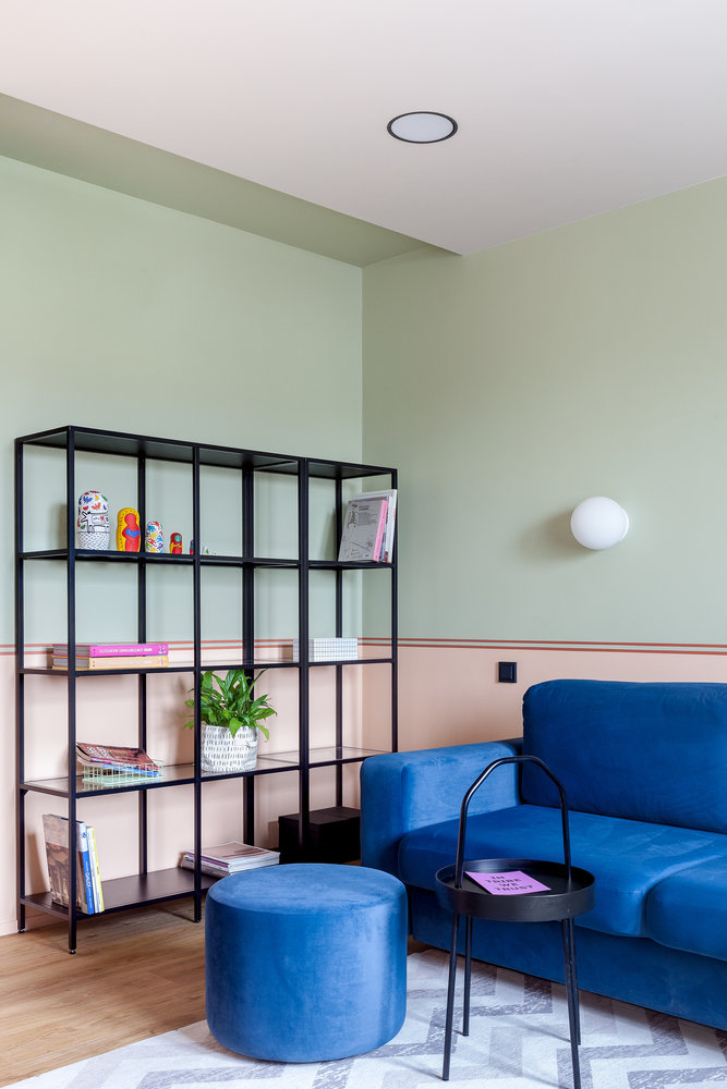 Фотография: Гостиная в стиле Современный, Квартира, Проект недели, Москва, 2 комнаты, 40-60 метров, КубКвадрат – фото на INMYROOM Фотография: Гостиная в стиле Современный, Квартира, Проект недели, Москва, 2 комнаты, 40-60 метров, КубКвадрат – фото на INMYROOM