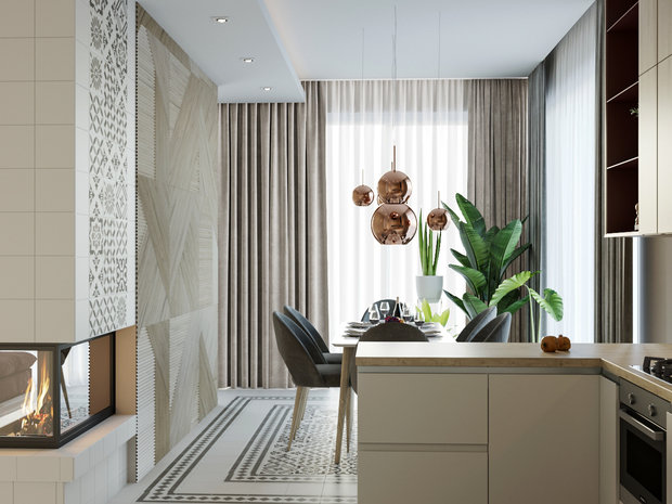 Фото из портфолио Дуплекс. Первая часть – фотографии дизайна интерьеров на INMYROOM