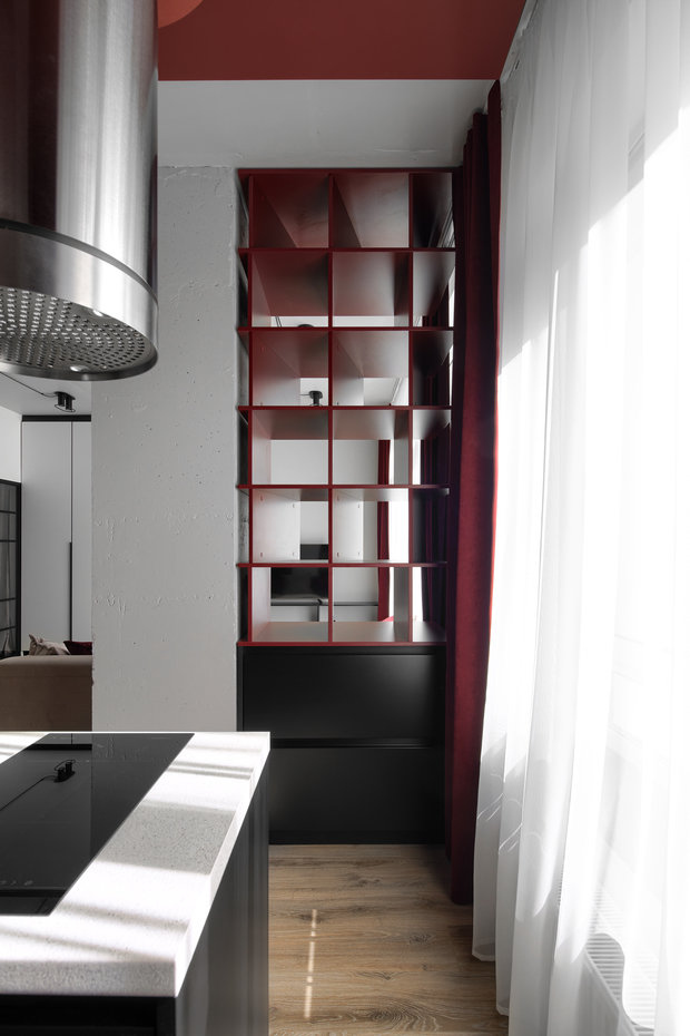 Фотография: Кухня и столовая в стиле Минимализм, Современный, Квартира, Студия, Проект недели, Киев, 40-60 метров, Lauri Brothers – фото на INMYROOM