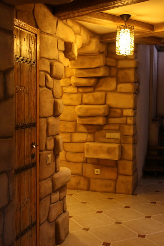 Фото из портфолио Этно-бильярдная – фотографии дизайна интерьеров на INMYROOM