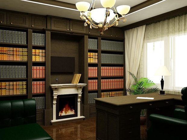 Фото из портфолио Сила мысли.....Кабинеты – фотографии дизайна интерьеров на INMYROOM