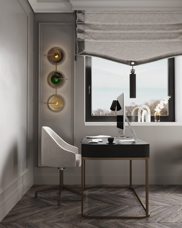 Фото из портфолио Кабинет – фотографии дизайна интерьеров на INMYROOM