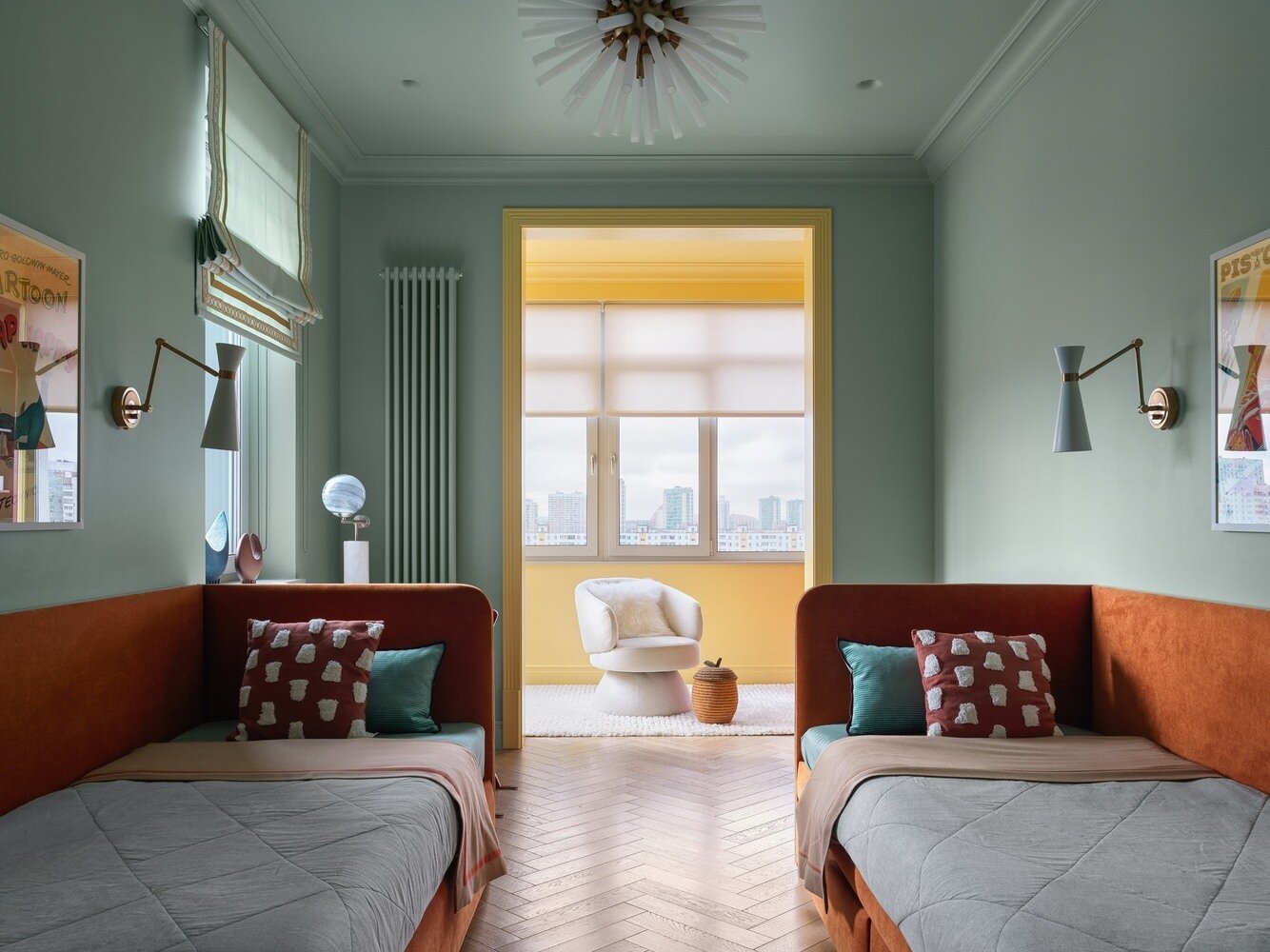 Фотография: Детская в стиле Современный, Эклектика, Квартира, Проект недели, Москва, Монолитный дом, 3 комнаты, 60-90 метров, Вероника Князева – фото на INMYROOM Фотография: Детская в стиле Современный, Эклектика, Квартира, Проект недели, Москва, Монолитный дом, 3 комнаты, 60-90 метров, Вероника Князева – фото на INMYROOM