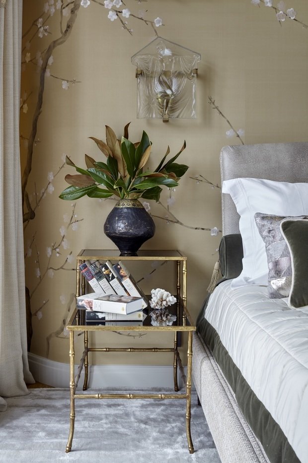 Фотография: Спальня в стиле Восточный, Классический, Современный, Квартира, Москва, Лейла Улуханли, Монолитный дом, 4 и больше, Более 90 метров, Эксклюзивные проекты – фото на INMYROOM