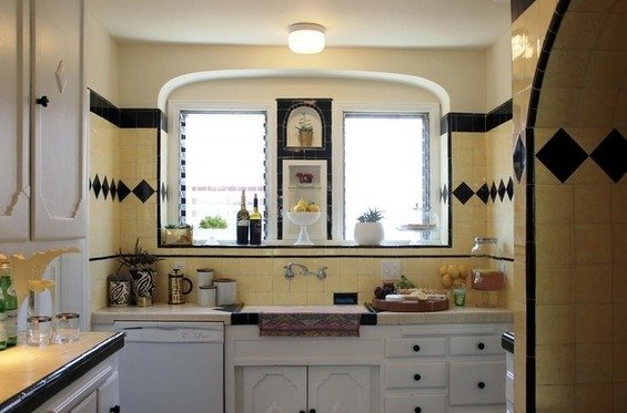 Фотография: Кухня и столовая в стиле Восточный, Дом, Дома и квартиры, Ретро, Плитка, Ар-деко, Лос-Анджелес – фото на INMYROOM