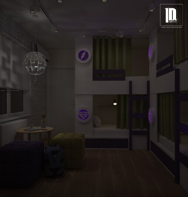 Фото из портфолио Хостел "Инжир" – фотографии дизайна интерьеров на INMYROOM