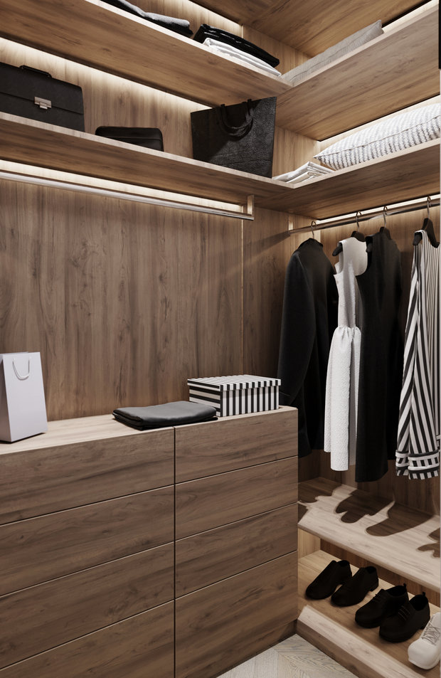 Фото из портфолио Квартира в доме на проспекте Героев – фотографии дизайна интерьеров на INMYROOM