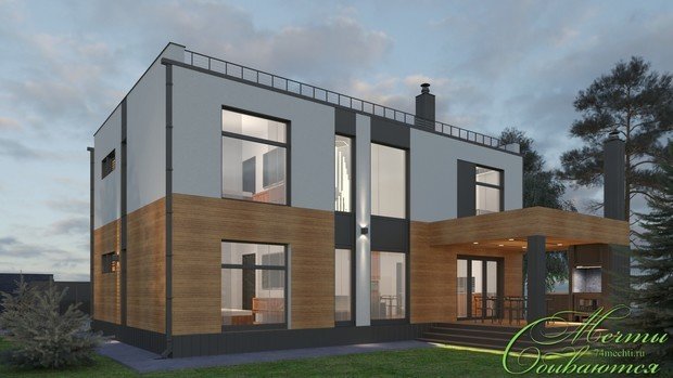 Фото из портфолио Три варианта каркасных домов – фотографии дизайна интерьеров на INMYROOM