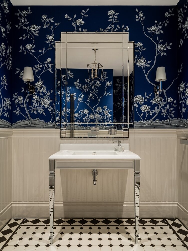 Фотография: Ванная в стиле Классический, Современный, Квартира, Проект дня, Москва, 4 и больше, Более 90 метров, Валерия Виноградова – фото на INMYROOM