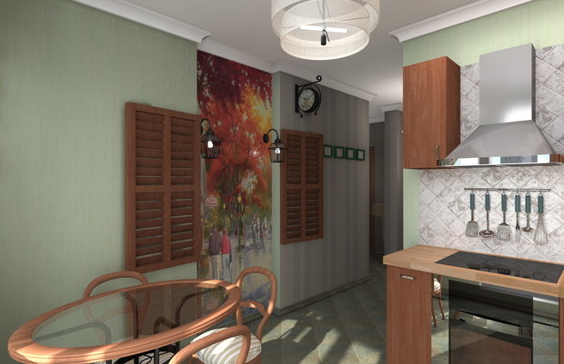 Фото из портфолио Дизайн-проект квартиры в г. Железнодорожный мкр. Центр-2 – фотографии дизайна интерьеров на INMYROOM