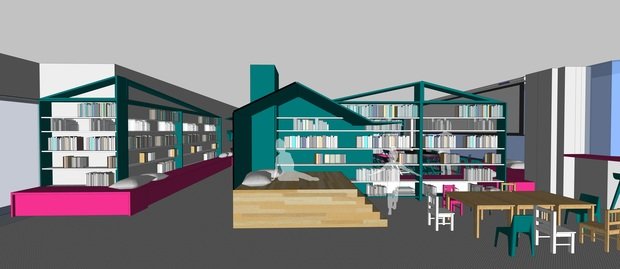 Фото из портфолио Книжный магазин в Берлине – фотографии дизайна интерьеров на INMYROOM