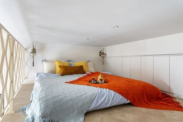 Фотография: Спальня в стиле Современный, Восточный, Эклектика, Малогабаритная квартира, Квартира, Студия, Проект дня, до 40 метров, Варвара Головко – фото на INMYROOM