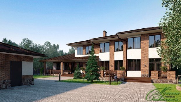 Фото из портфолио Дом со ступенчатым фасадом – фотографии дизайна интерьеров на INMYROOM