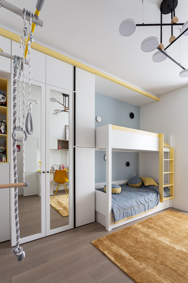 Фотография: Детская в стиле Современный, Минимализм, Квартира, Проект недели, Москва, 3 комнаты, Более 90 метров, Светлана Гальченко – фото на INMYROOM