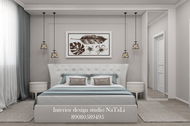 Фото из портфолио Дизайн интерьера спальни – фотографии дизайна интерьеров на InMyRoom.ru