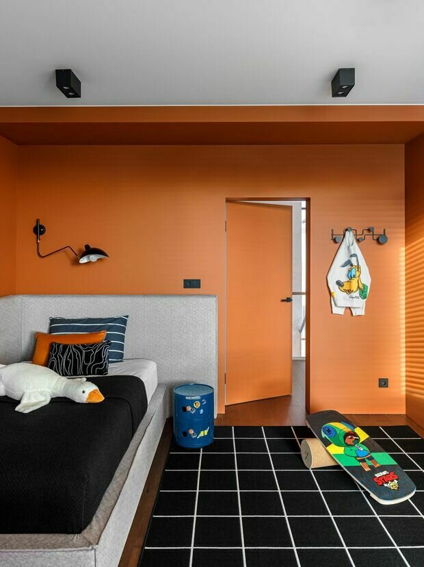 Фотография: Детская в стиле Современный, Дом, Минимализм, Проект дня, Подмосковье, Дом и дача, Монолитный дом, 4 и больше, Более 90 метров, Анна Шаповалова – фото на INMYROOM