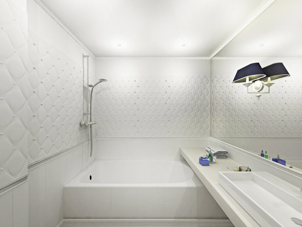 Фото из портфолио Ванная "Романтичная натура", 2014 – фотографии дизайна интерьеров на INMYROOM