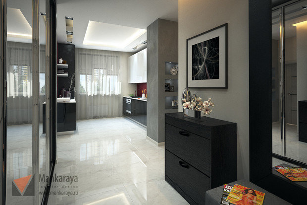 Фото из портфолио Дизайн-проект квартиры 79м2 – фотографии дизайна интерьеров на INMYROOM