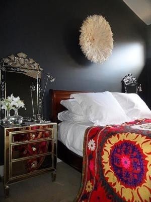 Фотография: Спальня в стиле Прованс и Кантри, Эклектика, Декор интерьера, Декор, Декор дома, Цвет в интерьере, Стены – фото на INMYROOM