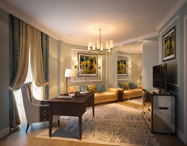 Фотография: Кабинет в стиле Прованс и Кантри – фото на INMYROOM