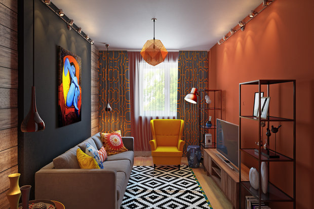 Фото из портфолио "Апельсин в тёплых лапах" – фотографии дизайна интерьеров на INMYROOM