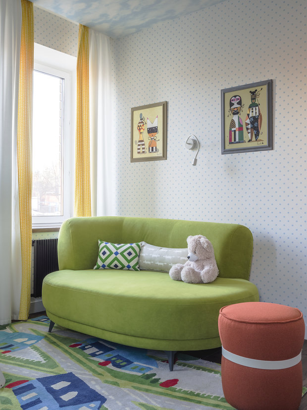 Фотография: Детская в стиле Современный, Дом, Проект недели, Дом и дача, Нижний Новгород, 4 и больше, Более 90 метров, Елена Тринитатская – фото на INMYROOM