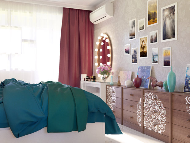 Фото из портфолио г. Сургут, ЖК "Жемчужина Югры" ул. Киртбая 18, 77,8 кв.м. – фотографии дизайна интерьеров на INMYROOM