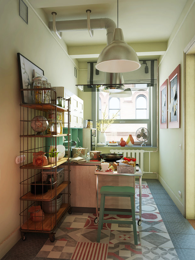 Фото из портфолио Маленький лофт – фотографии дизайна интерьеров на INMYROOM