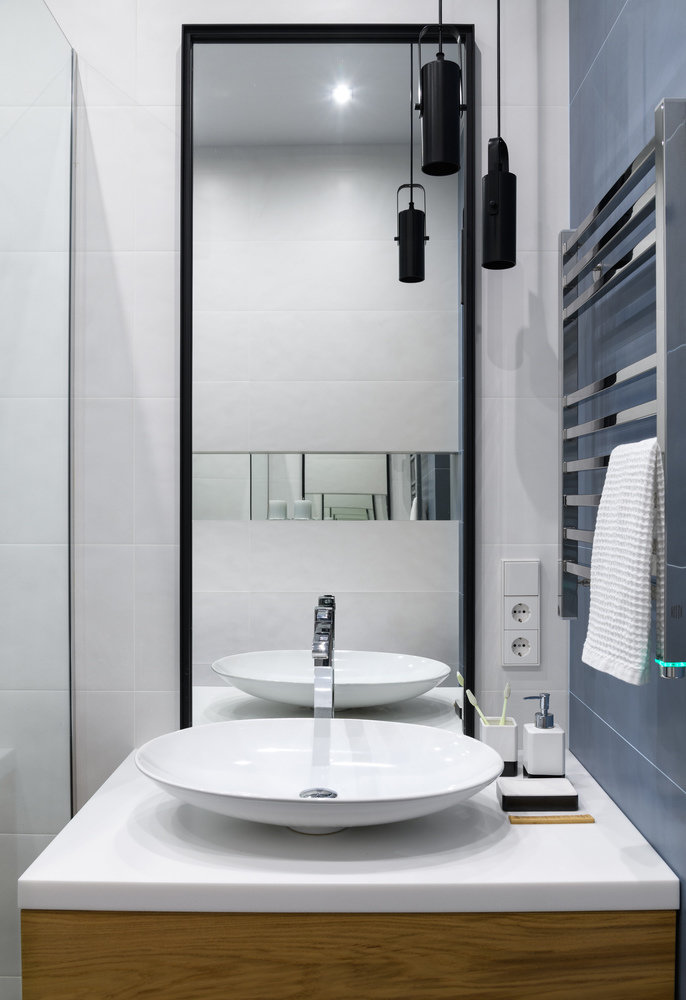 Фотография: Ванная в стиле Современный, Квартира, Проект недели, Новосибирск, 4 и больше, Более 90 метров, Dizart – фото на INMYROOM Фотография: Ванная в стиле Современный, Квартира, Проект недели, Новосибирск, 4 и больше, Более 90 метров, Dizart – фото на INMYROOM