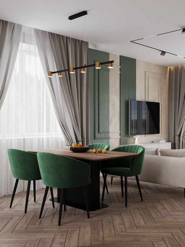 Фото из портфолио Дом Аквамарин – фотографии дизайна интерьеров на INMYROOM