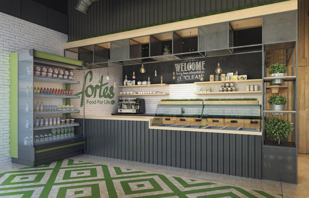 Фото из портфолио Кафе Fortes – фотографии дизайна интерьеров на INMYROOM