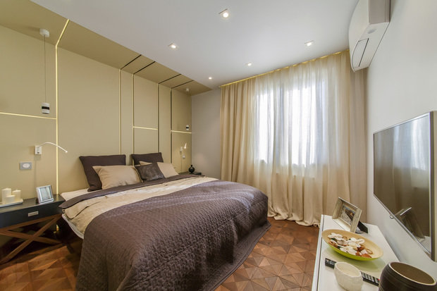 Фото из портфолио Спальня со стеклянным кубом – фотографии дизайна интерьеров на INMYROOM