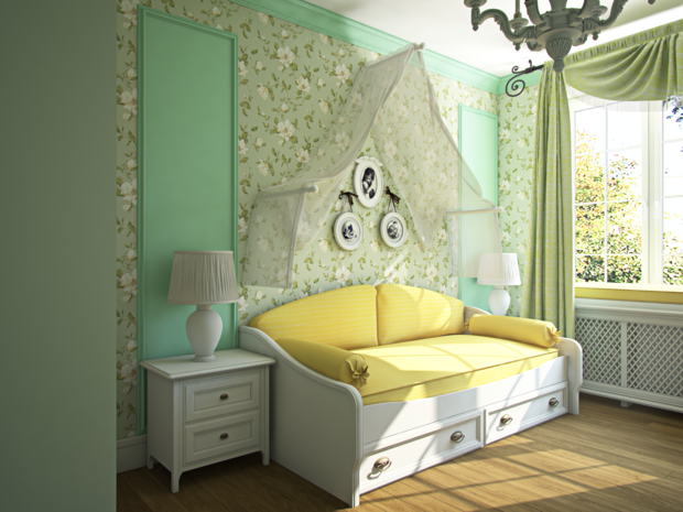 Фотография: Детская в стиле Прованс и Кантри – фото на INMYROOM