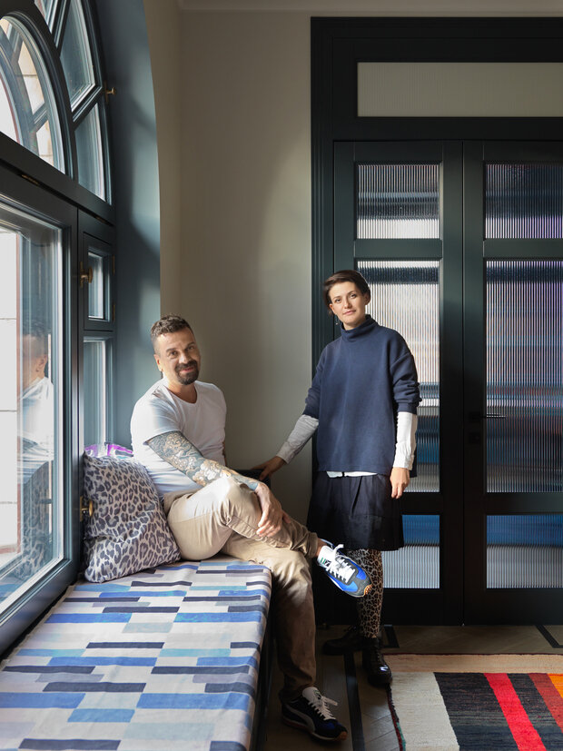 Фотография: Гостиная в стиле Современный, Эклектика, Квартира, Проект недели, Москва, 3 комнаты, Более 90 метров, #эксклюзивныепроекты, Only Design, Ольга Седова, Прохор Машуков – фото на INMYROOM