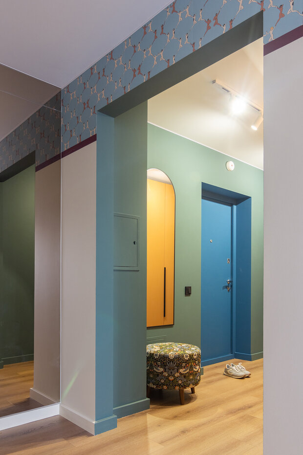 Фотография: Прихожая в стиле Современный, Малогабаритная квартира, Квартира, Студия, Проект дня, Беларусь, Монолитный дом, Блочный дом, до 40 метров, Могилев, Ольга Дубровская – фото на INMYROOM