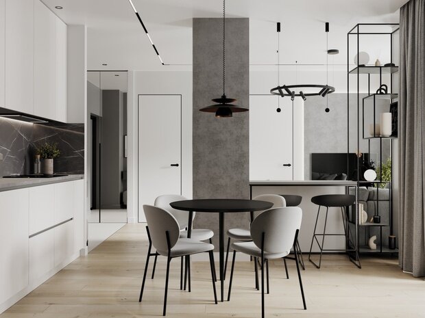 Фото из портфолио Монохромный интерьер – фотографии дизайна интерьеров на INMYROOM