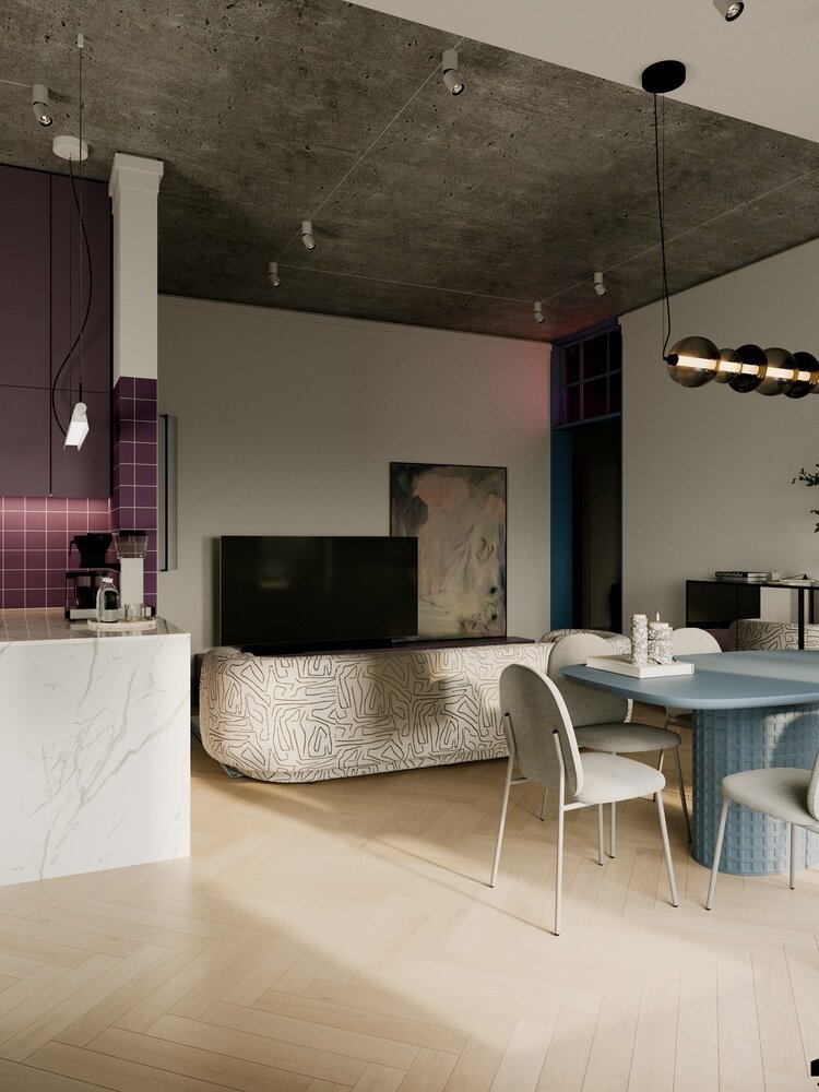 Фотография: Кухня и столовая в стиле Современный, Эклектика, Минимализм, Квартира, Проект дня, Санкт-Петербург, 4 и больше, Более 90 метров, CHE DESIGN – фото на INMYROOM Фотография: Кухня и столовая в стиле Современный, Эклектика, Минимализм, Квартира, Проект дня, Санкт-Петербург, 4 и больше, Более 90 метров, CHE DESIGN – фото на INMYROOM