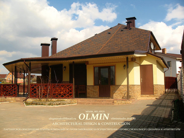 Фото из портфолио Дом-Кепка, он же Дом-Баня – фотографии дизайна интерьеров на InMyRoom.ru