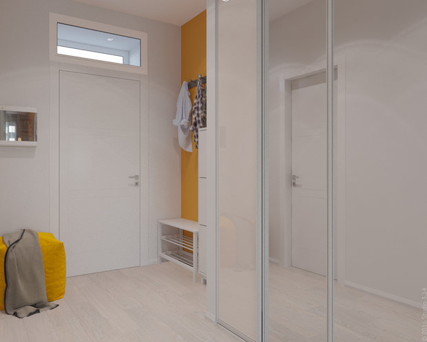 Фото из портфолио Цветной минимализм – фотографии дизайна интерьеров на INMYROOM