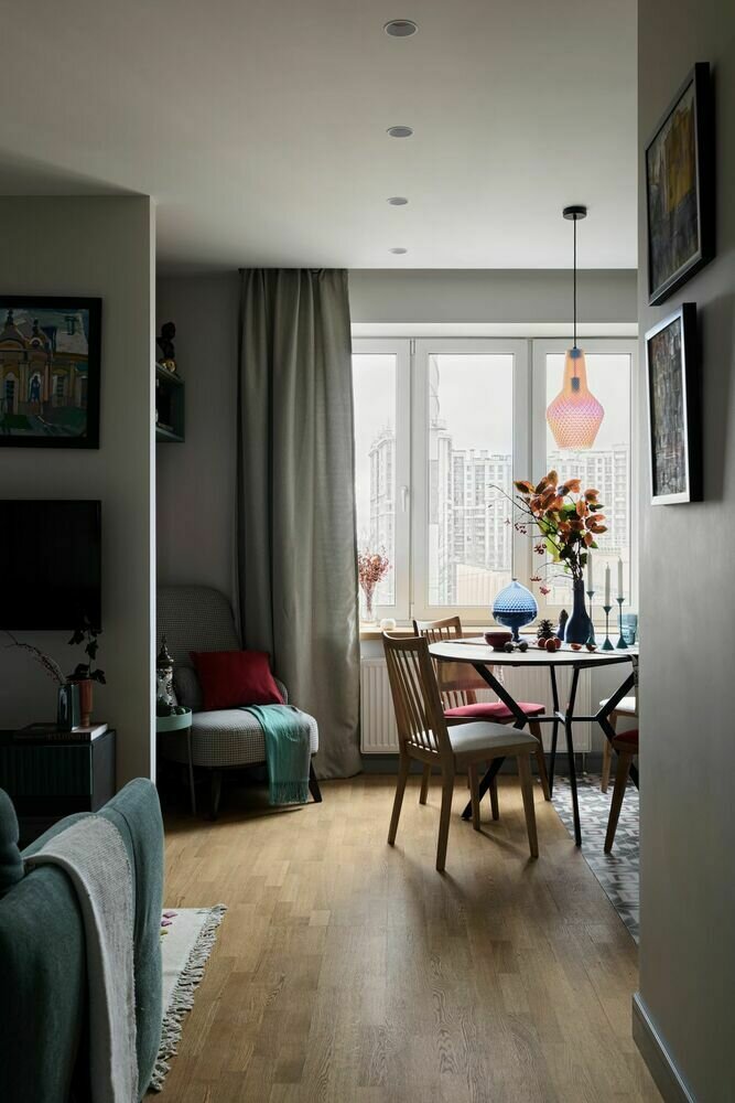 Фотография: Кухня и столовая в стиле Современный, Квартира, Проект дня, Санкт-Петербург, 2 комнаты, 60-90 метров, Наталия Борисенкова – фото на INMYROOM Фотография: Кухня и столовая в стиле Современный, Квартира, Проект дня, Санкт-Петербург, 2 комнаты, 60-90 метров, Наталия Борисенкова – фото на INMYROOM