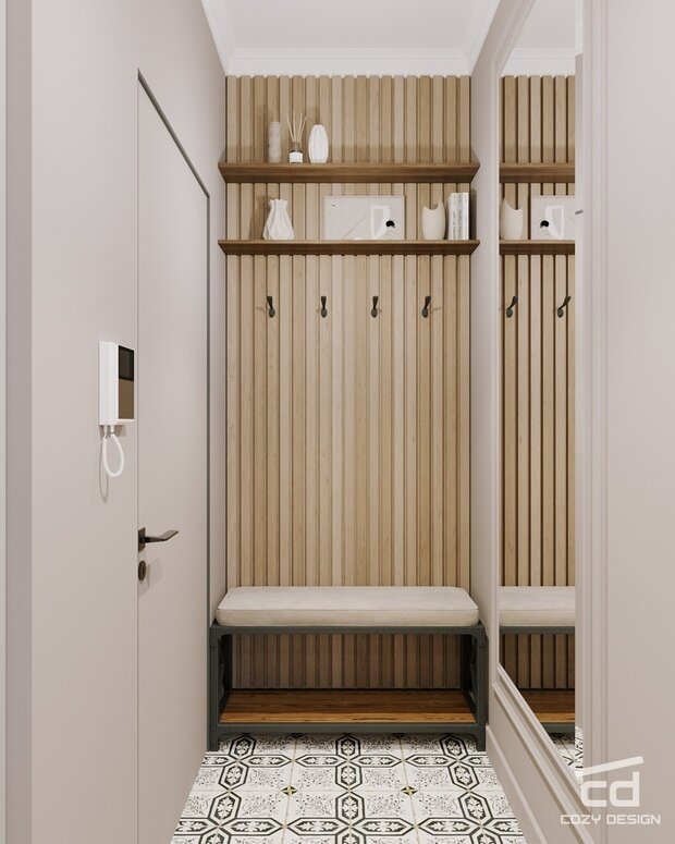 Фото из портфолио Эклектичная квартира 54м2 – фотографии дизайна интерьеров на INMYROOM