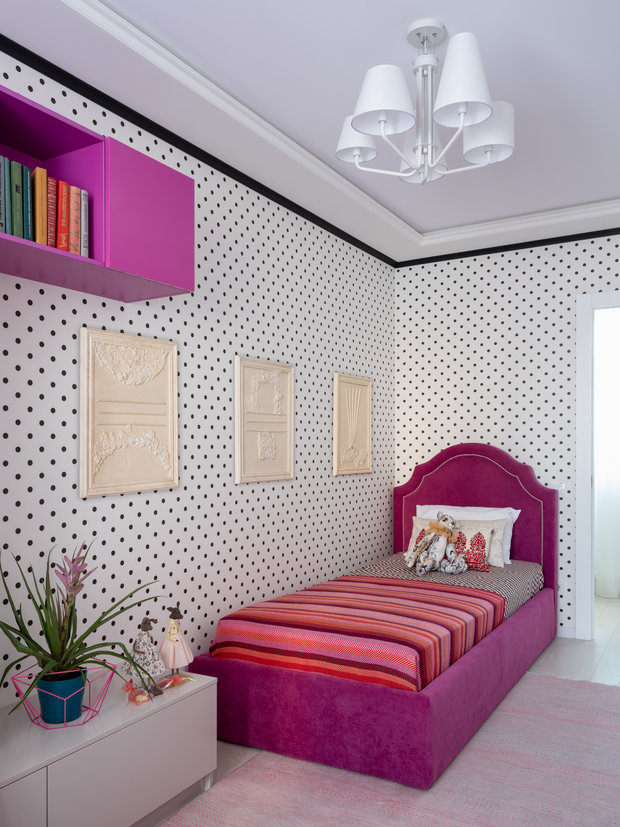 Фотография: Детская в стиле Современный, Квартира, Проект дня, Москва, П-55, Панельный дом, 4 и больше, 60-90 метров, Анна Елина – фото на INMYROOM