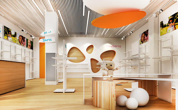 Фото из портфолио Baby store – фотографии дизайна интерьеров на INMYROOM