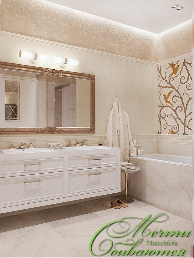 Фото из портфолио Ванные интерьеры в стиле ар-деко – фотографии дизайна интерьеров на INMYROOM